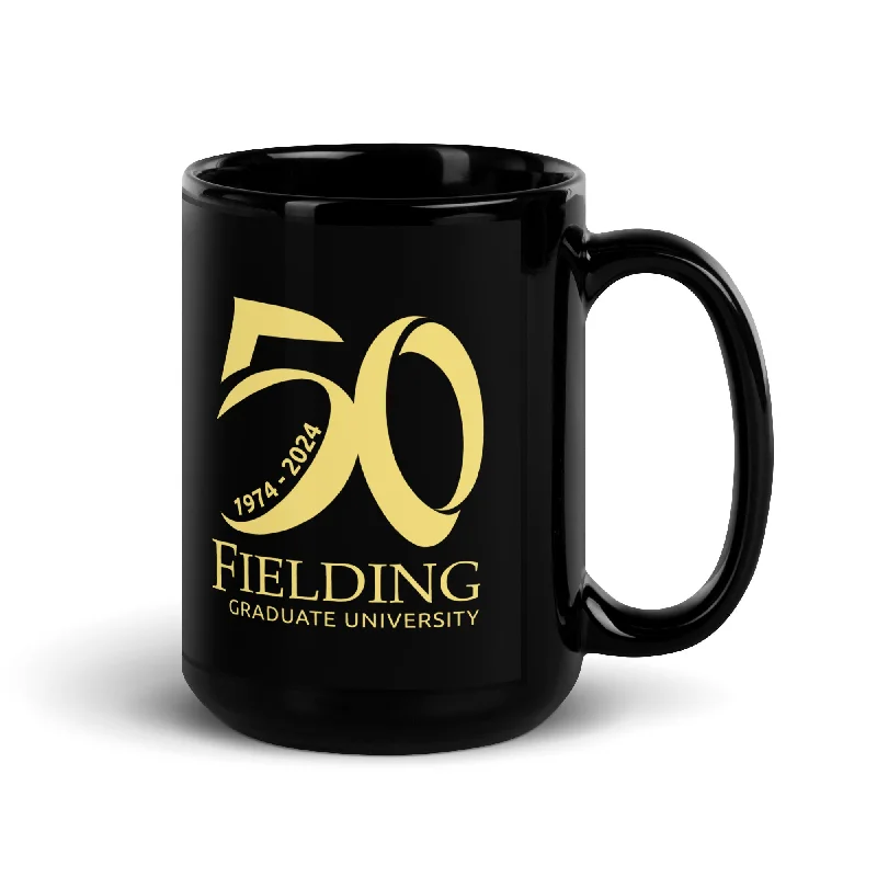 Coffee Mug - 15oz Black Glossy | 50th Golden AnniversaryCultural Sweatshirts