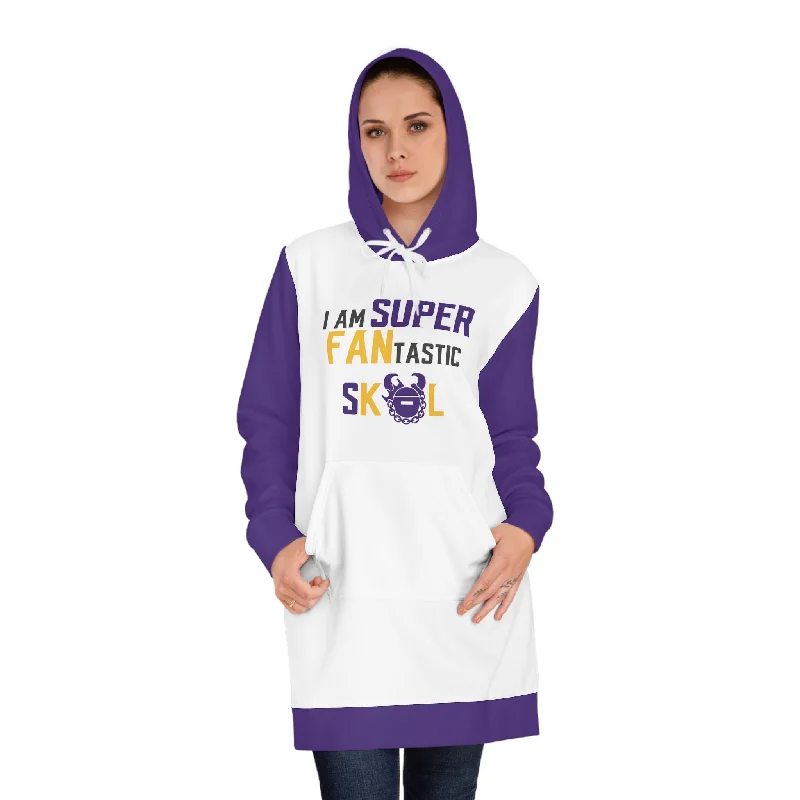 Hoodie Dress - SUPER FANtasticMinimalist Sweatshirts