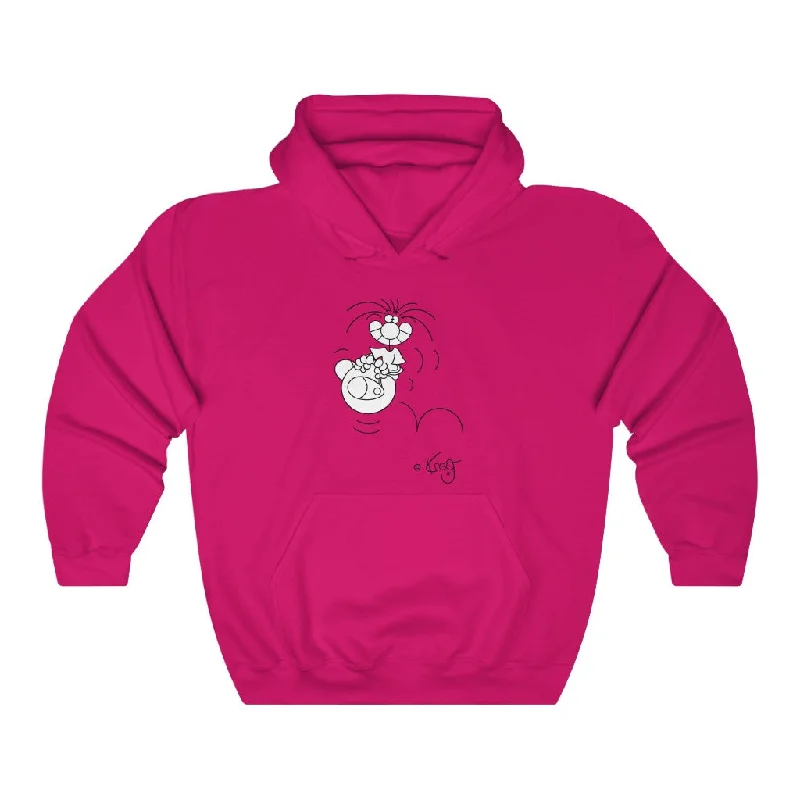 Hoppity Ball,Unisex Heavy Blend™ Hooded SweatshirtEmbroidered Sweatshirts