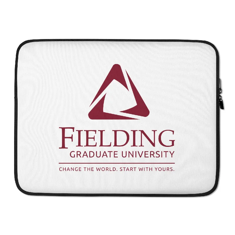 Laptop Sleeve - White | Fielding LogoCollaborative Sweatshirts