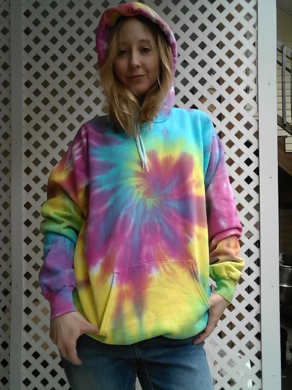 Pastel Dominant Rainbow HoodieLounge Hoodies