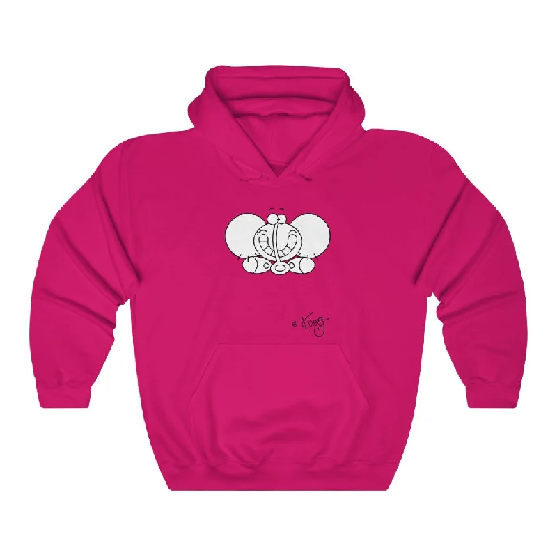 Smile Elephant,Unisex Heavy Blend™ Hooded SweatshirtAthletic Hoodies