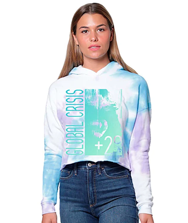 Women's Climate is Real Tie Dye SweatshirtWorkout Sweatshirts