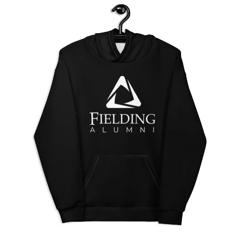 Unisex Eco-friendly Hoodie - Black | Alumni LogoSequined Hoodies