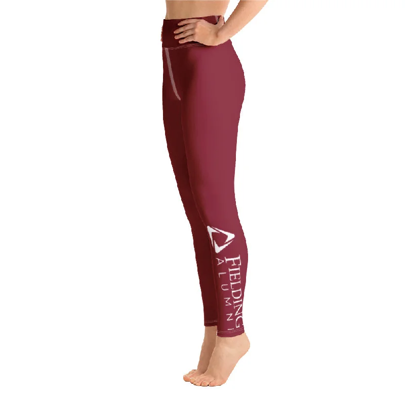 Yoga Leggings - Merlot | Alumni LogoLongline Hoodies